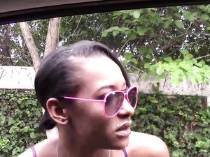 Black Teen Takes Cash To Fuck A Guy In A POV Clip