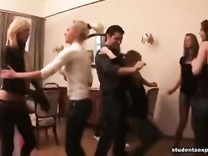 Party Girls Have An Orgy With The Hot Guys They Love