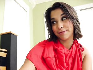 Costume Girl Seduces The Big Cock Stud For Sex