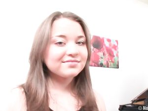 Cutie Models Her Curvy Body And Sucks His Dick