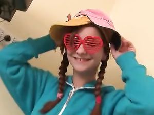 Masturbating After Taking Off Her Clothes