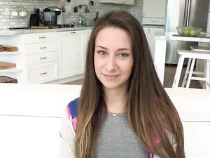 Blowjob And Cunt Filling With A Brunette Princess