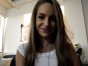 Cute Stepsister Sucks A Load From Your Cock