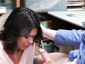 Back Office Fuck Of A Shoplifting Cutie