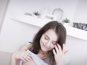 Tight Booty Teen In Bed To Suck A Cock